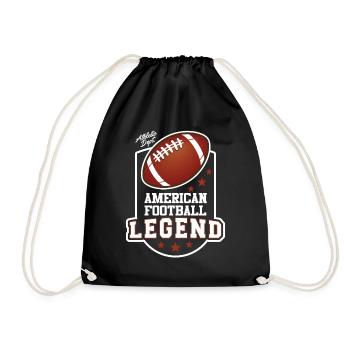 Légende du football américain Sport américain - Sac de sport léger - noir - Devant