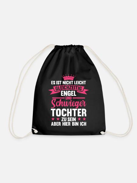 Schwiegertochter - Turnbeutel - Schwarz