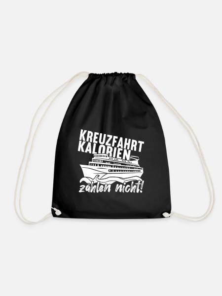 Kreuzfahrt Kreuzfahrtschiff - Turnbeutel - Schwarz