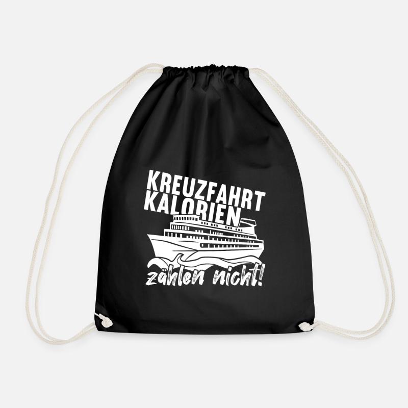 Kreuzfahrt Kreuzfahrtschiff - Turnbeutel - Schwarz
