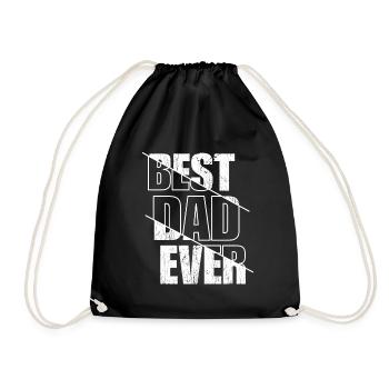 Meilleur papa de tous les temps - Sac de sport léger - noir - Devant