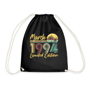 Mars 1994 Édition limitée - Sac de sport léger - noir - Devant