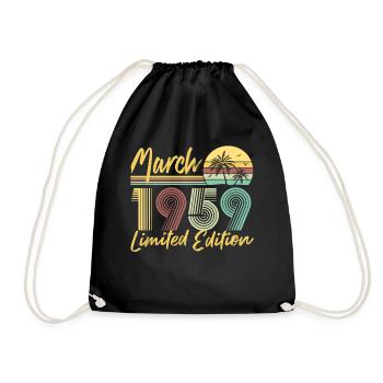 Mars 1959 Édition limitée - Sac de sport léger - noir - Devant
