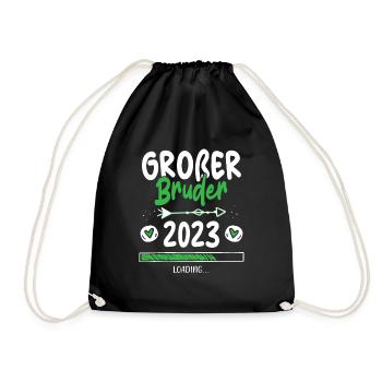 Großer Bruder 2023 - Turnbeutel - Schwarz - Vorne