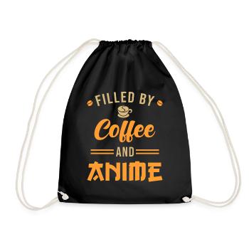 Anime - Drawstring Bag - black - Front