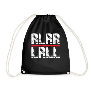 Paradiddle Variations Marching Drummer Drum Stuff - Sac de sport léger - noir - Devant