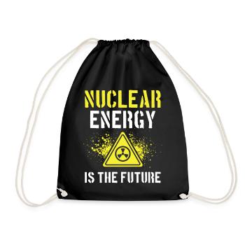 L’énergie nucléaire est l’avenir L’énergie nucléaire L’énergie nucléaire - Sac de sport léger - noir - Devant