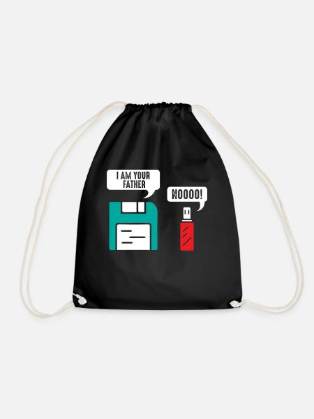Informatiker Nerd Geek - Turnbeutel - Schwarz