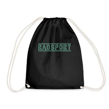 Radsport - Turnbeutel - Schwarz - Vorne