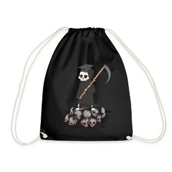 Horror Sense Master Grim Reaper Death Halloween - Drawstring Bag - black - Front
