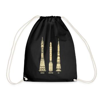 Soviet missiles - Drawstring Bag - black - Front