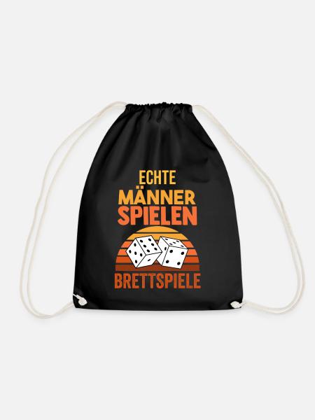 Brettspiele - Turnbeutel - Schwarz