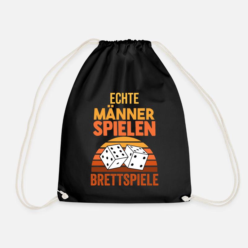 Brettspiele - Turnbeutel - Schwarz