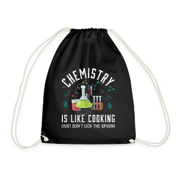 Chemistry - Drawstring Bag - black - Front