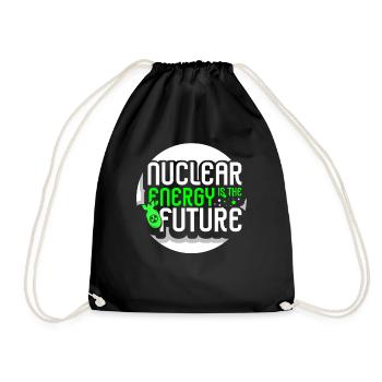 L’énergie nucléaire est l’avenir L’énergie nucléaire L’énergie nucléaire - Sac de sport léger - noir - Devant