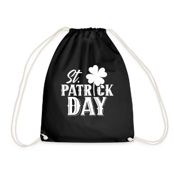 St Patrick's Day St. Patricks Day Irland Irisch - Turnbeutel - Schwarz - Vorne