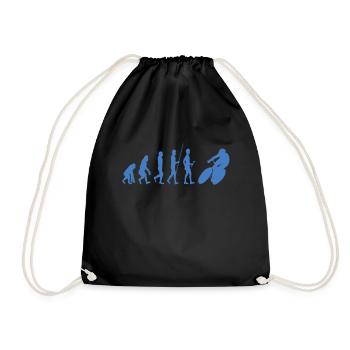 Road Bike Evolution - Drawstring Bag - black - Front