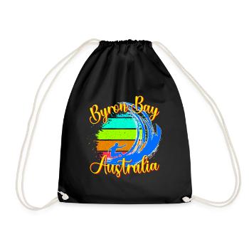 Byron Bay Australie Surf - Sac de sport léger - noir - Devant