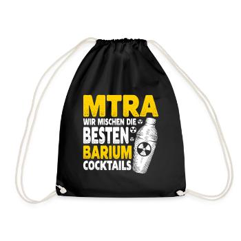 MTRA Medizinisch-Technischer Radiologie Mta - Turnbeutel - Schwarz - Vorne