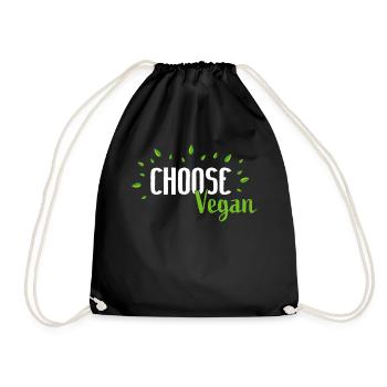 Végétalien Végétalien Végétalien Vegan Vegan Vegan - Sac de sport léger - noir - Devant