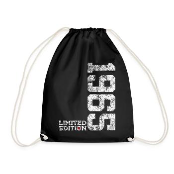 61ST BIRTHDAY 61 YEARS LIMITED EDITION 1965 - Drawstring Bag - black - Front