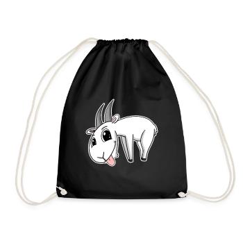 Goat Goat Buck - Drawstring Bag - black - Front