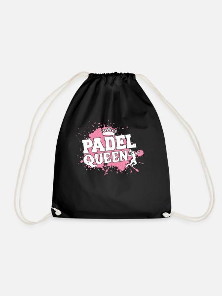 Padel Queen pour le meilleur joueur de padel - Sac de sport léger - noir