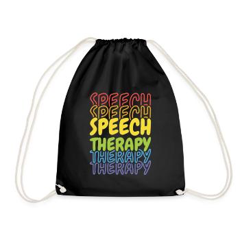 Language Pathologist Speech Pathologist - Turnbeutel - Schwarz - Vorne