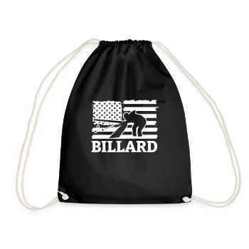 Billard Piscine Billard Billard Boule Billard Billard Cuisine 8Ball - Sac de sport léger - noir - Devant