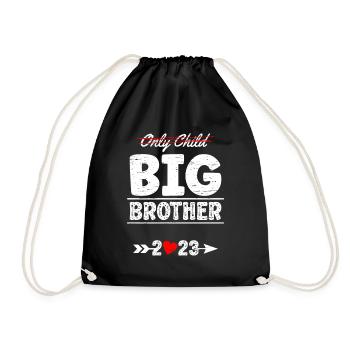 Big Brother 2023 Gender Reveal Schwangere Mutter - Turnbeutel - Schwarz - Vorne