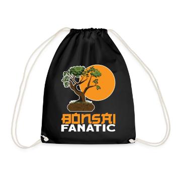 Bonsaï Fanatic Vintage Nature Design - Sac de sport léger - noir - Devant