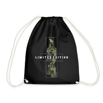 Camouflage 1974 Born 1974 Men - Drawstring Bag - black - Front