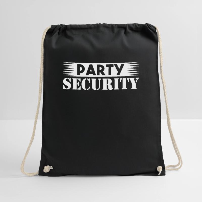 Party Security Security Security Guard Drawstring Bag