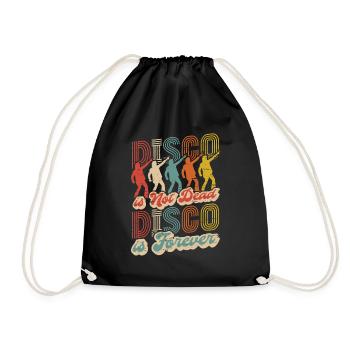 Disco n’est pas mort Disco est pour toujours - Sac de sport léger - noir - Devant