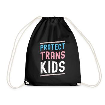 Transgenre Tshirt Transsexual Pride - Sac de sport léger - noir - Devant