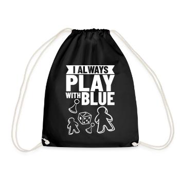 Board Game Board Game Player Family - Drawstring Bag - black - Front
