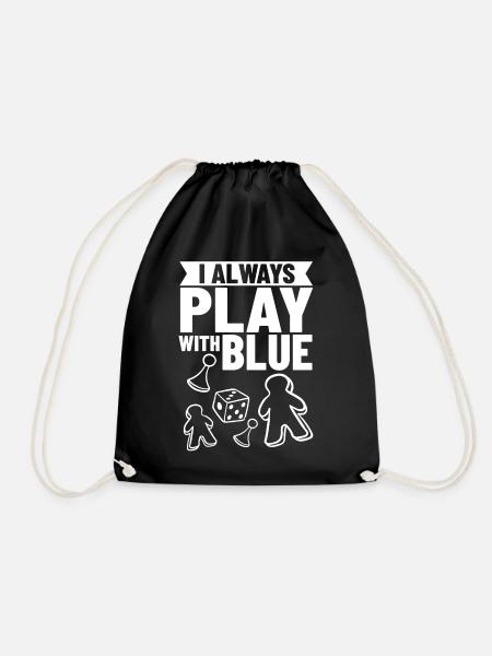 Board Game Board Game Player Family - Drawstring Bag - black