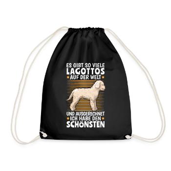 Habe den Besten Lagotto Romagnolo Wasserhund - Turnbeutel - Schwarz - Vorne