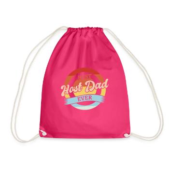 Host Parents Host Dad - Turnbeutel - Fuchsia - Vorne
