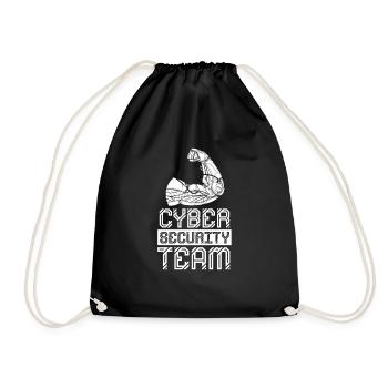 Équipe de cybersécurité Piratage Hacker Sécurité informatique - Sac de sport léger - noir - Devant