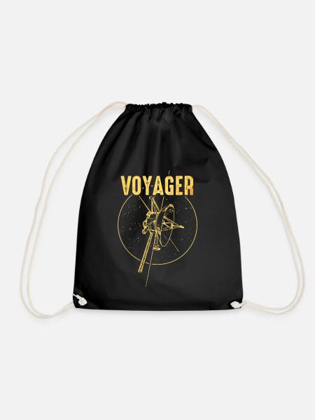 Voyager Weltraum Sonde - Turnbeutel - Schwarz