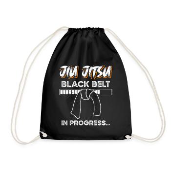 Schwarzgurt Bjj Trainer - Turnbeutel - Schwarz - Vorne