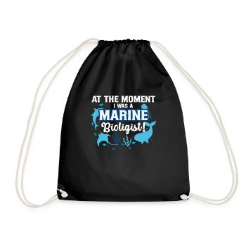 Biologiste marin - Sac de sport léger - noir - Devant