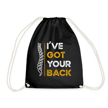 Chiropractic Chiropractice I've Got Your Back - Drawstring Bag - black - Front
