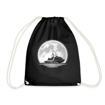Jet ski - Drawstring Bag - black - Front