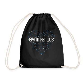 Gymnastics Gymnastics Floor gymnastics Artistic gymnastics - Drawstring Bag - black - Front