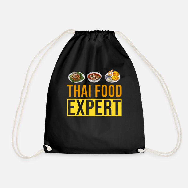 Thai Food Experte - Turnbeutel - Schwarz