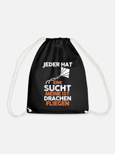 Drachenfliegen - Turnbeutel - Schwarz