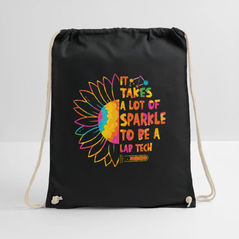 Laboratory Laboratory Technician Science Sparkle Gift Drawstring Bag