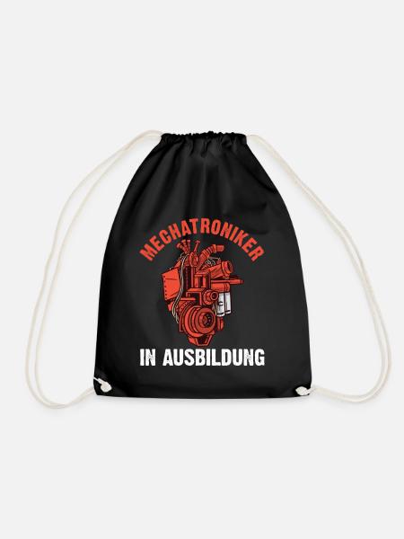 Azubi KFZ Mechaniker Ausbildung Mechatroniker - Turnbeutel - Schwarz